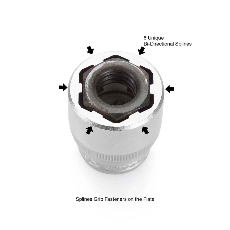 OEMTOOLS 22968 9-Piece, 3/8-Inch Drive SA Nut Busting Bolt Extractor