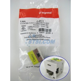 Ortronics Legrand Ortronics OR-TJ6A Clarity TracJack Cat6a Jack Module, Fog White ~STSI