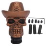 Skull Head Gear Shift Knob with 3 Adapters Cool Looking
