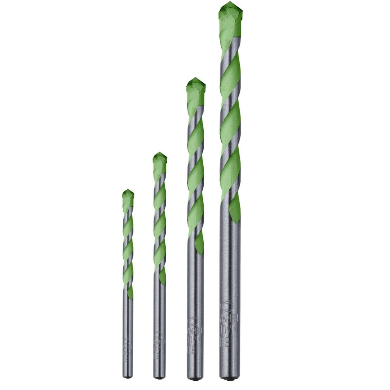 kwb AKKU TOP Hardcut Granite Drill Cassette - 4-Piece Masonry