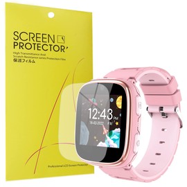 Lamshaw Compatible for Berilona Smart Watch Screen Protector, [6 Pack] Premium High Definition Ultra HD Film Compatible with Berilona X38 Kids Smart Watch (6 PACK)