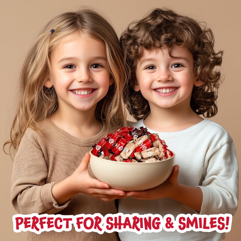 Funtasty Caramel Candy Mix - Vanilla, Strawberry, Chocolate - Taffy