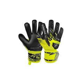 Reusch Attrakt Silver Junior Grip Goalkeeper Gloves Football Gloves for Children and Teenagers for Boys Girls Suitable for All Weather Conditions and Pitch Surfaces