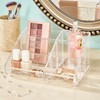 STORi Clear Plastic Vanity Makeup Organizer | 6-Compartment Holder for