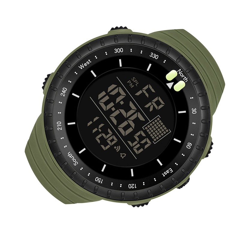 Electronic Sports Watch Waterproof Night Light Large Screen Quick Release
