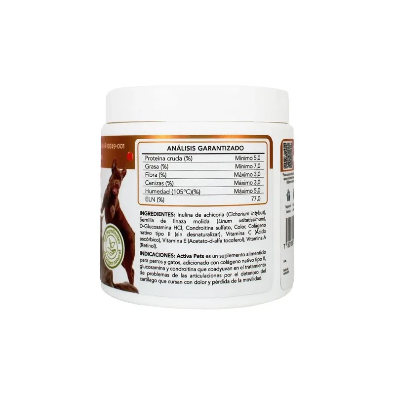 Suplemento Alimenticio Para Perros/gatos Con Colágeno 70g