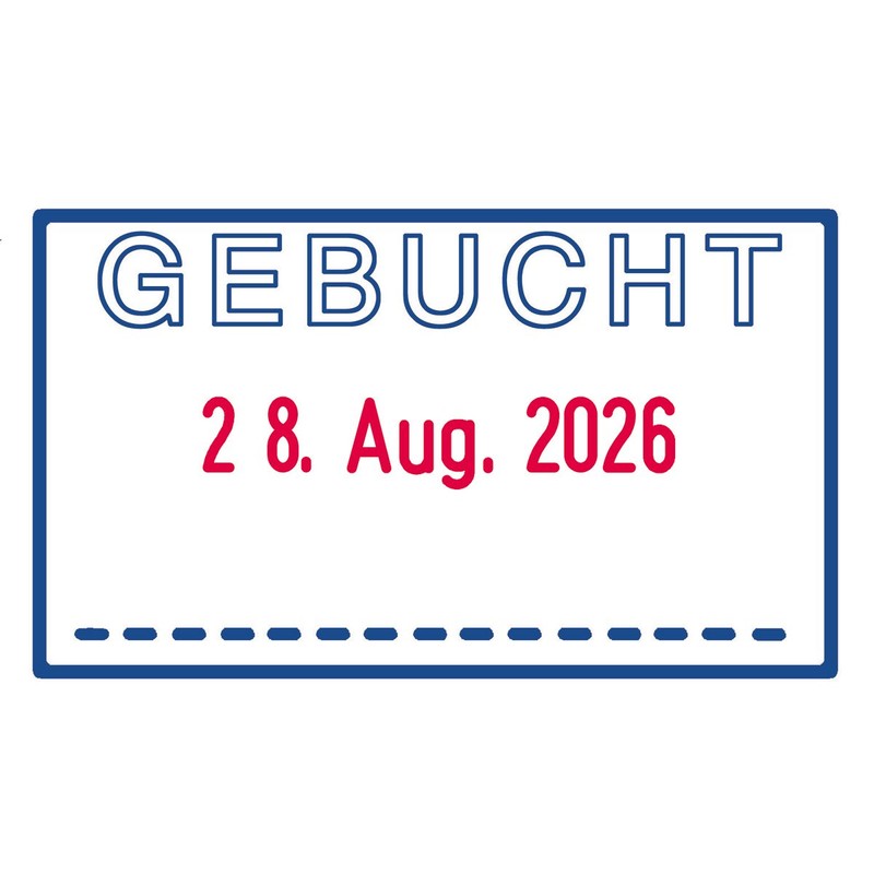 Trodat Printy 4750 / L7 date and Text, booked, Black