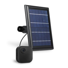 Wasserstein Solar Panel with Internal Battery - Compatible with Blink Outdoor 3/4 & Blink Outdoor 2K+ (New Model) (Black) - Camera NOT Included