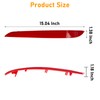 Abodvu Compatible with Hyundai Sonata Rear Bumper Reflector 2015-2017,Left Driver