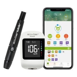 Glucometro Accu-chek Instant Paquete 50 Tiras Y 25 Lancetas