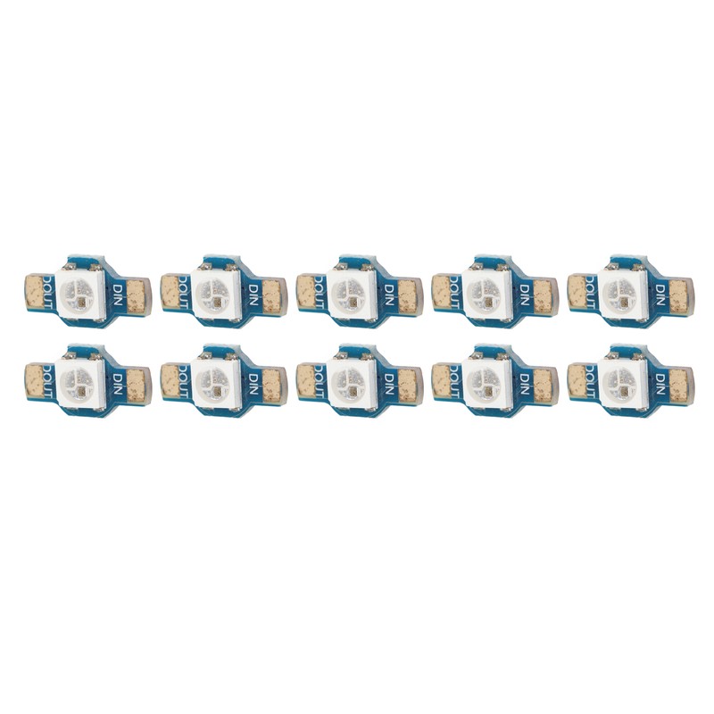 10Pcs WS2812 RGB LED Module High Brightness Energy Saving Lightweight