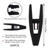 Andiker 20 Pack Velvet Hanger Clips Set, Finger Pants Clips