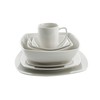 Gibson Home Zen Buffetware 39 Piece Dinnerware Set , White
