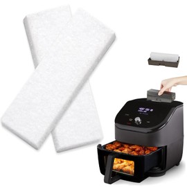 12 Pcs Air Fryer Replacement Filters Compatible with Instant Vortex Plus 6 Quart Air Fryer Filters Air Fryer Accessories Effective at Removing Odors Filters for Air Fryer(White)