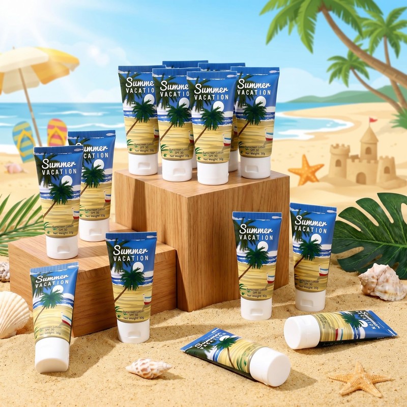 72 Pcs Travel Size Mini Sunscreen Bulk,Summer Vacation
