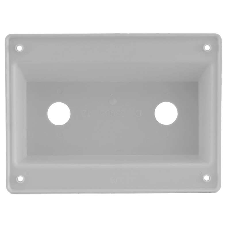 RecPro Faucet Bezel | Stand Off Faucet Cover (White)