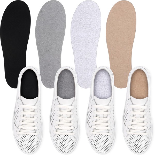 Velmitten 4 Pairs No Show Socks, Breathable Shoe Liner Anti