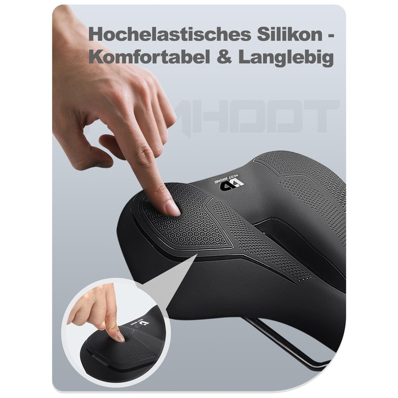 PRMHOOT Bike Seat Cover for Men Women mit Memory Foam,