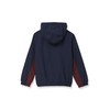 Lacoste Kids Zip-Up Jacket With Cross Panel, NAVY BLUE/EXPRESSO, 3