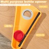 Flaschenöffner, 2 Stück Vielzwecköffner, tragbare Bierflaschenöffner für Getränke, Apfelwein, Bar,