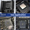 Aifeier ET 4PCS CPU Fan Bracket for AM4 Backplate, Black