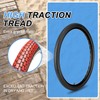 WHEELO 26x2.125 Cruiser Bike Tires Set: 2-Pack 26-inch Folding Tires