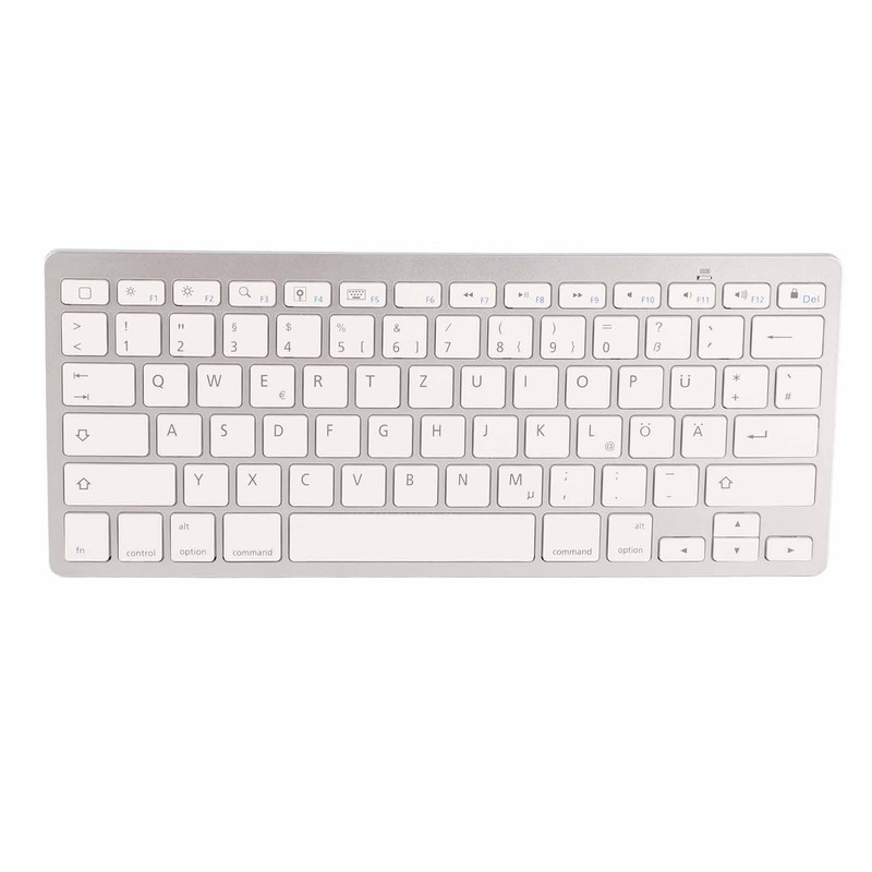 Wireless Keyboard Portable Universal Slim Silent Wireless Bluetooth German Keyboard