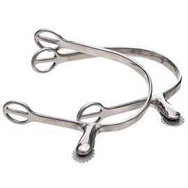 Centaur Stainless steel Side Rowel Spur - Stainless Steel