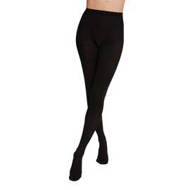 Wolford Merino Sheer Tights for Women Pantyhose Hosiery Soft Warm Wool Blend Luxurious Elegant Classic Versatile Legwear | Color Black | Size Small
