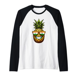 Travel Must Have India Backpacking Gadget Funny Pineapple Raglan Baseball Tee