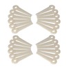 Pack of 24 Plastic Cutting Blades, Plastic Grass Trimmer Blades