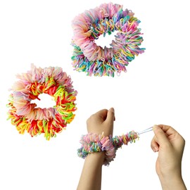 2 Pack Skin Picking Fidget Toys Double-Layer Skin Picking Fidget Loom Stretchy Loom Picking Flip Fidgets for Anxiety and Trichotillomania