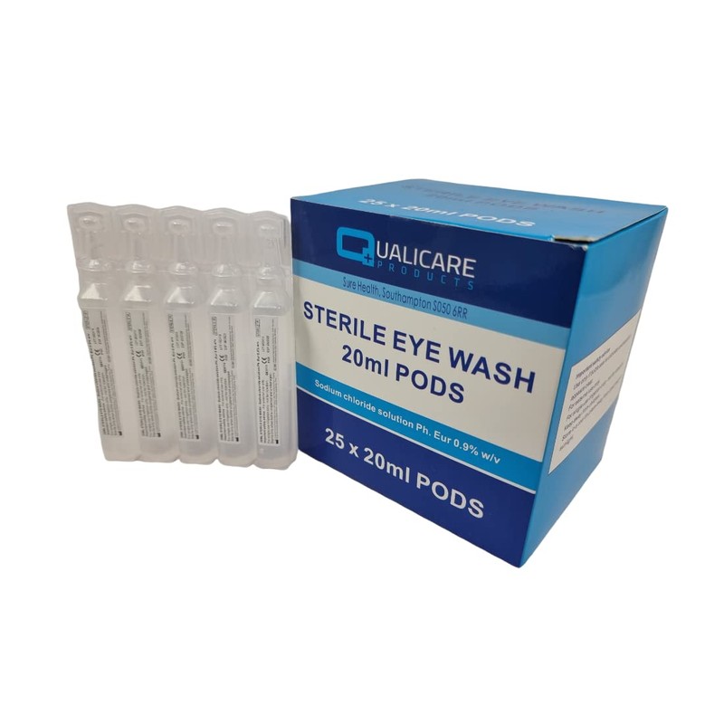 Sterile Saline 20ml Pods - Eye Wash & Wound Solution