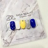 Dara Beauty June Art of the MonthNavy Dot Nail❣ -