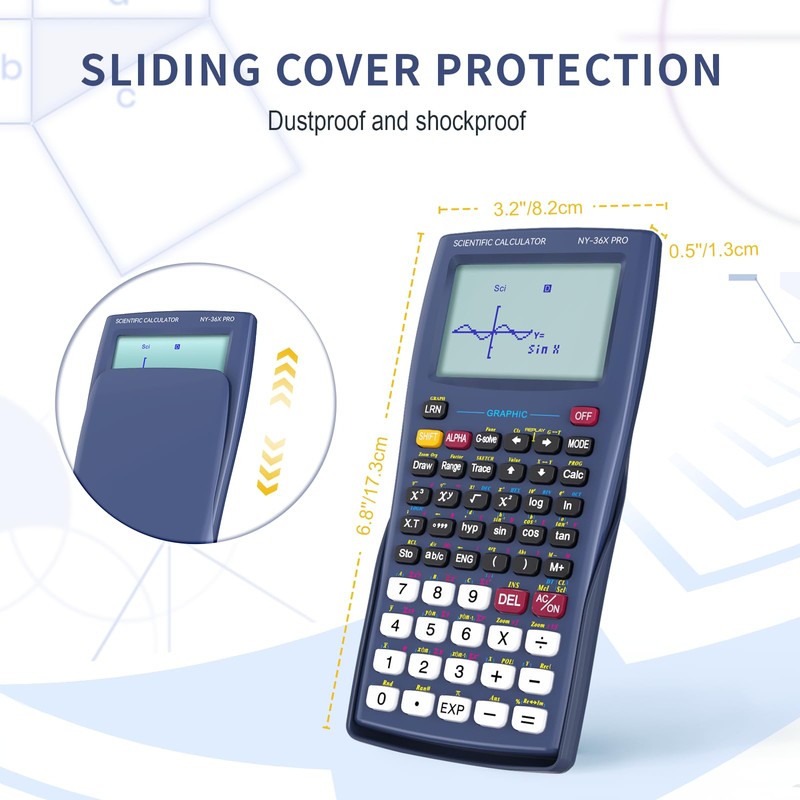 Scientific Calculator with Graphing Function, NEWYES 36X Pro Graphic Science