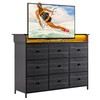 Nicehill 9 Drawer Dresser for Bedroom, TV Stand for Bedroom,
