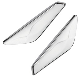 GNXfixt 2x Front Mudguard Trim 51117338570 51117338569 for X3 X4 F25 F26 2015-2018 Mudguard Fender Trim