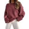 Jhsnjnr Womens Stylish Jumpers Oversized Pullover Baggy Long Sleeve Crew