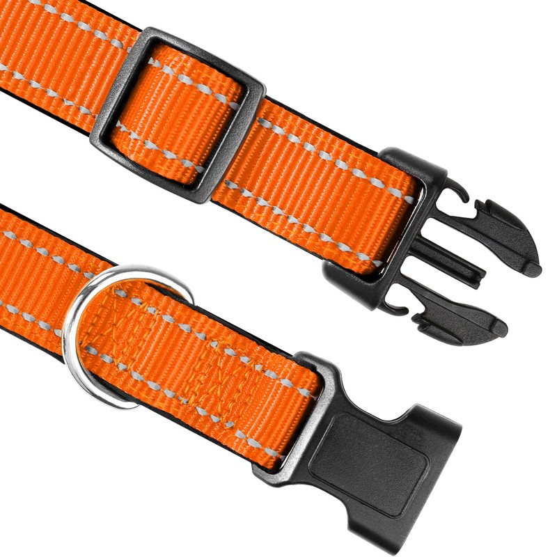 Joytale Dog Collar,Soft Neoprene Padded Breathable Nylon Pet Collar Adjustable