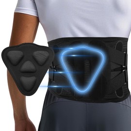 SKXZK Adjustable Back Support Belt with Support Struts - Breathable Back Brace for Men and Women for Back Pain