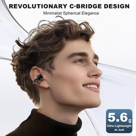 ADYOOM AI Language Translation Wireless Earbuds G08, 3-in-1 Translator Earbuds Real Time Ai Headphones 144-Languages Translation, 5.4 Bluetoth Long Battery Life, Fit iOS and Android (Black)