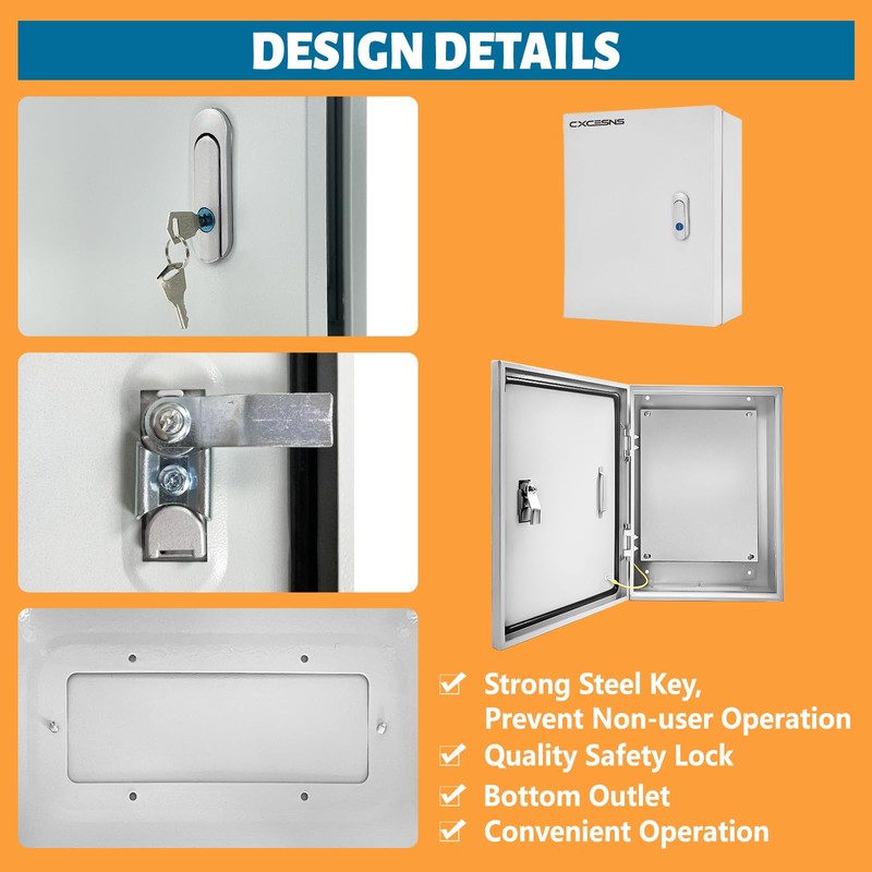 Outdoor Electrical Box 20 x 12 x 10''D NEMA 4X