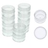 10 Clear Empty Containers Jars Cosmetic Pot Small Travel Sample