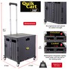 dbest products Quik Cart 360 Four Wheeled Rolling Crate Teacher