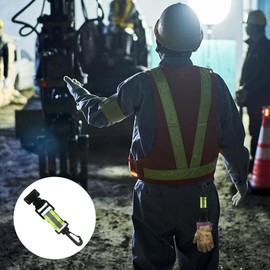 yotutun Pack of 2 Glove Clip Holder, Glove Holder, Non-Slip Glove Clip, Fire Brigade with Reflective Strips, Double Clip Gloves Holder for Hanging Gloves, Protective Helmets, Towels