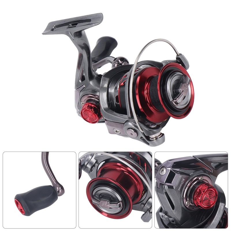 Spinning Reel Full Metal Stainless Steel Pressure Relief Button Humanized
