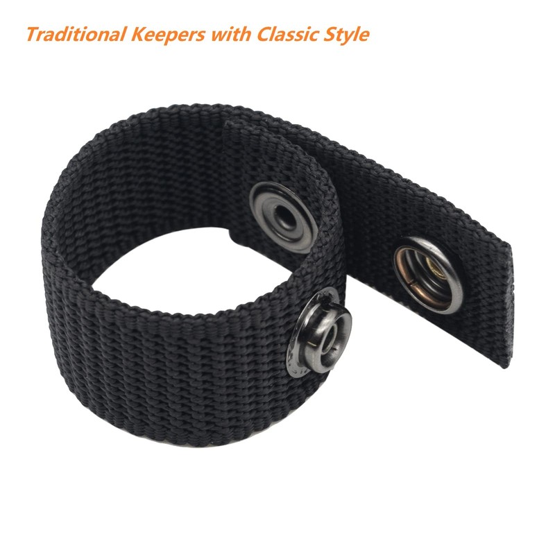 TACNEX Belt Keepers with Double Snaps for 2 inch Wide