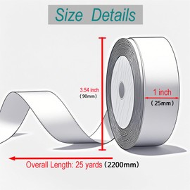 25 Yards 1 Inch Wide Gold Color Satin Ribbon, Gift Ribbon for Present Wrapping, Decorative Holiday Bow, Polyester Silk for Wedding Bouquets Decor, DIY Bows & Floral Arrangements