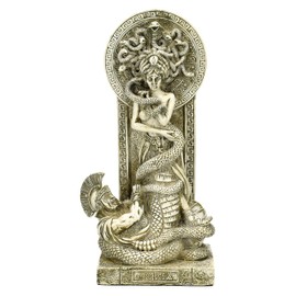 Figuren Shop GmbH Medusa & Romans - Mythological Statue Polyresin Gorgon Sculpture 23cm Height
