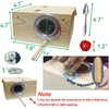 JSLZF Bird Nest, Parakeet Nest Box, Bird Breeding Box with